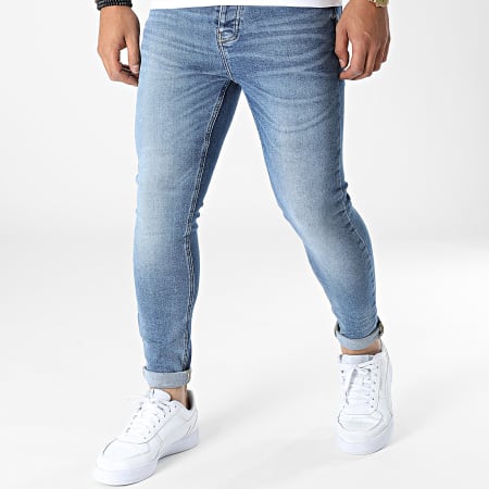 Black Industry - 5499 Jeans skinny in denim blu