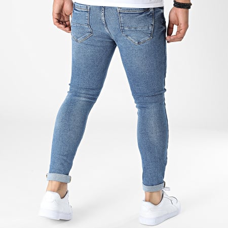 Black Industry - 5499 Jeans skinny in denim blu