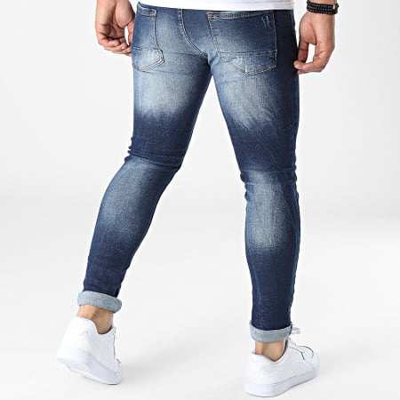 Black Industry - 197 Jeans skinny in denim blu