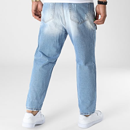 Black Industry - Jeans regolari 8001 lavaggio blu