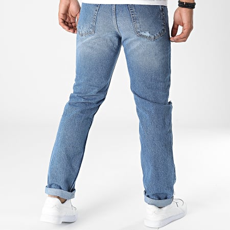 Black Industry - Jeans in denim blu 1224
