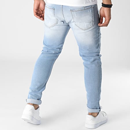 Black Industry - Jeans slim 3301 lavaggio blu