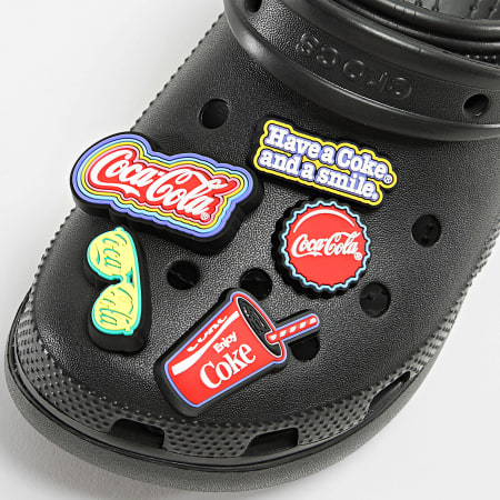 Crocs - Confezione da 5 clip Jibbitz Coca-Cola