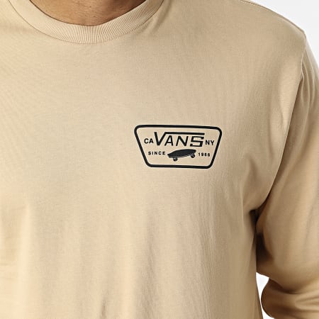 Vans - Tee Shirt Manches Longues Full Patch Back A2XCM Sable