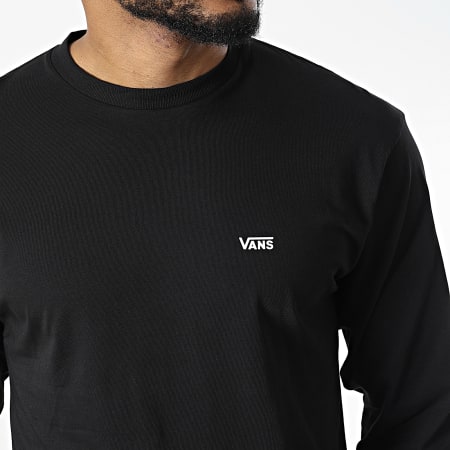 Vans - Tee Shirt Manches Longues Left Chest Hit A49LC Noir