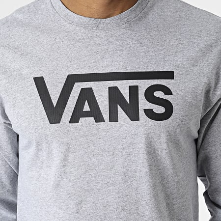 Vans - Tee Shirt Manches Longues Classic 00K6H Gris Chiné