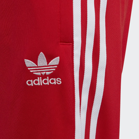 Adidas Originals - SST Pantalón de chándal con banda para niños HD2047 Rojo