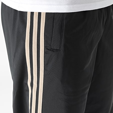 Adidas Originals - SST HI3004 Pantaloni da jogging a righe in maglia nero-beige