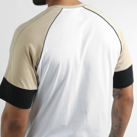 Adidas Originals Camiseta a rayas SST HI3018 Blanco Beige Ryses