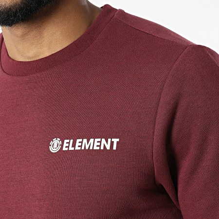 Element - Felpa Blazin Chest girocollo U1CRA3-ELF0 Bordeaux