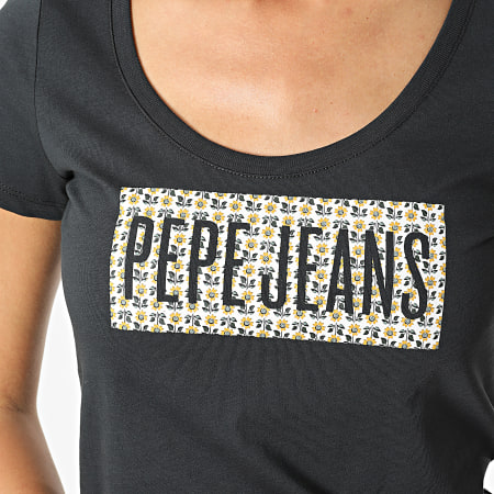 Pepe Jeans - Tee Shirt Femme Susan PL505339 Noir