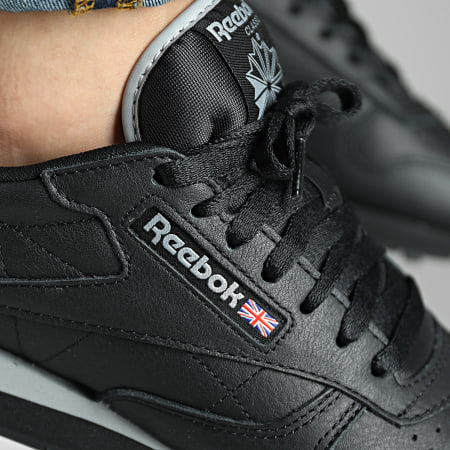 Reebok - Sneakers classiche in pelle GW3330 Core Black Pure Grey 4
