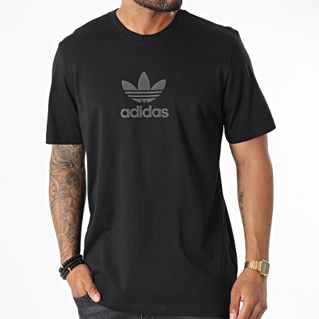 Adidas Originals - Camiseta Trefoil HS8893 Negro