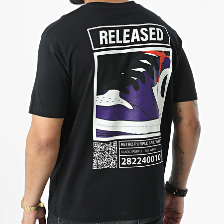 Luxury Lovers - Camiseta Oversize Large Released Purple Black