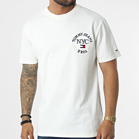 Tommy Jeans - Camiseta Timeless Circle 4008 Beige