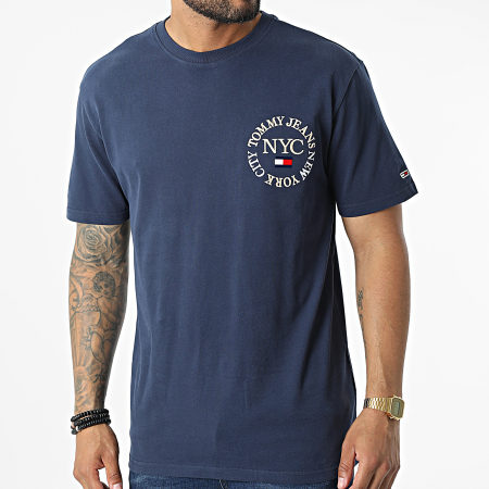 Tommy Jeans - Maglietta Timeless Circle 4008 Navy