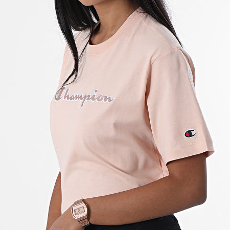 Tee shirt champion femme rose new arrivals