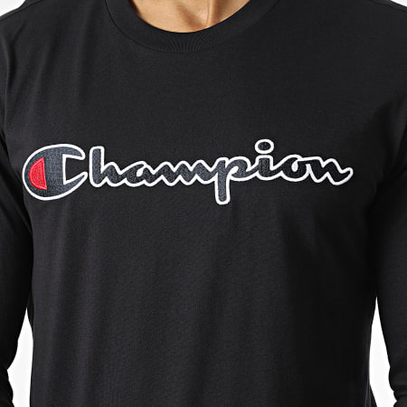 Champion - Tee Shirt Manches Longues 217861 Noir