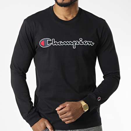 Champion - Camiseta manga larga 217861 Negro