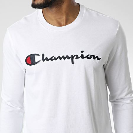 Champion - Camiseta Manga Larga 217861 Blanco