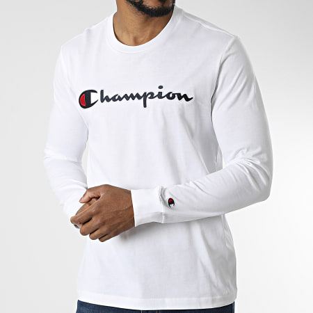Champion - Maglietta a maniche lunghe 217861 Bianco