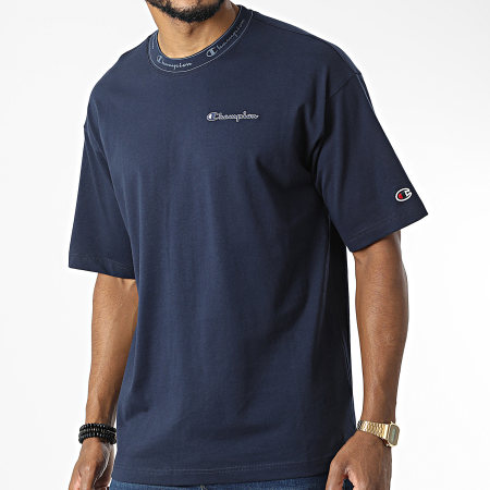 Champion - Tee Shirt 217872 Bleu Marine