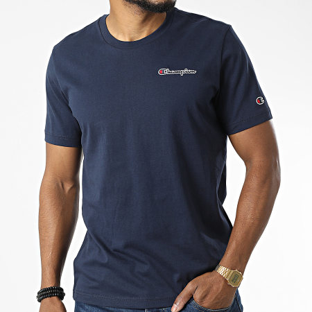 Champion - Tee Shirt 218006 Bleu Marine