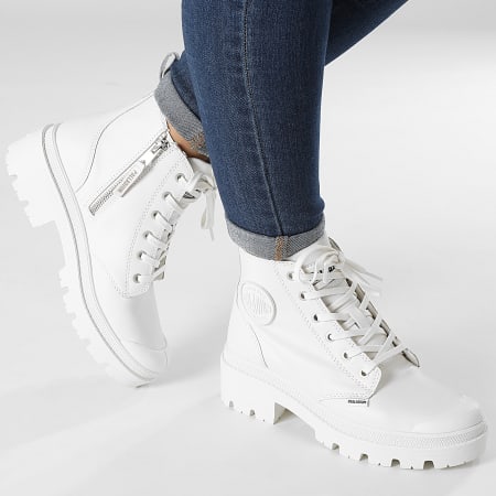 Palladium - Boots Femme Pallabase Leather 96905 White White