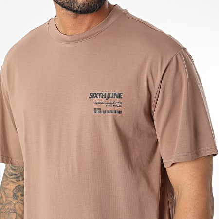 Sixth June - Camiseta oversize grande M22310VTS Marrón