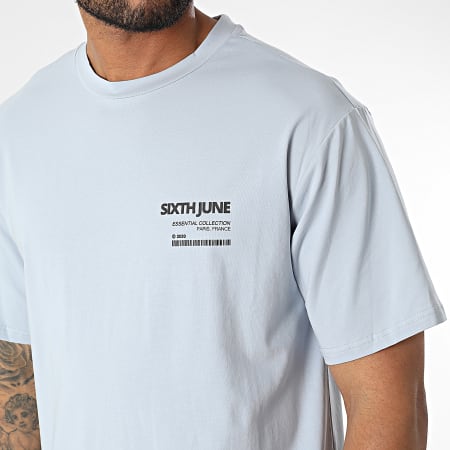 Sixth June - Tee Shirt Oversize Large M22310VTS Bleu Clair