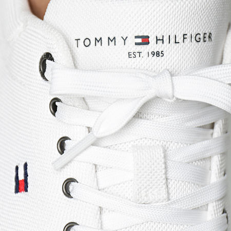 Tommy Hilfiger - Baskets Iconic Vulc Lace Mesh Logo 4034 White
