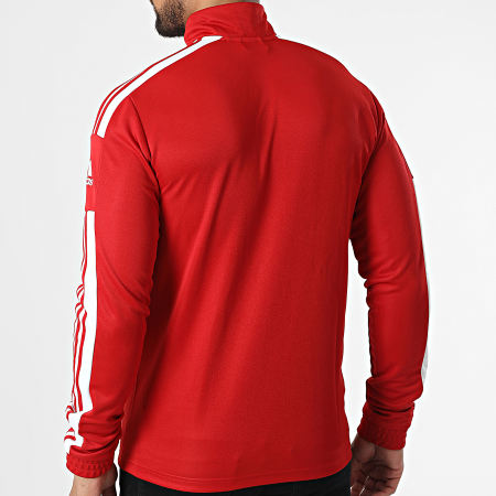 Adidas Sportswear - Squad 21 Felpa con colletto a zip GP6472 Rosso