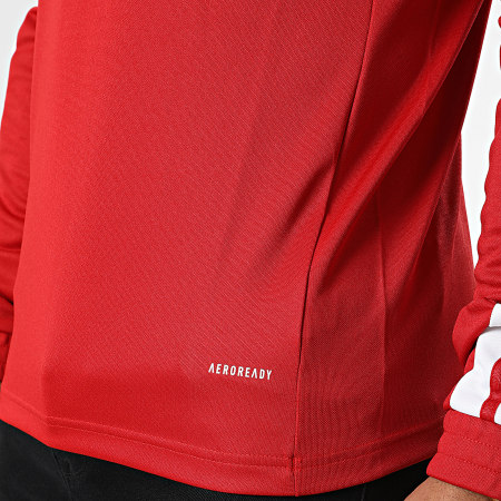 Adidas Sportswear - Squad 21 Felpa con colletto a zip GP6472 Rosso