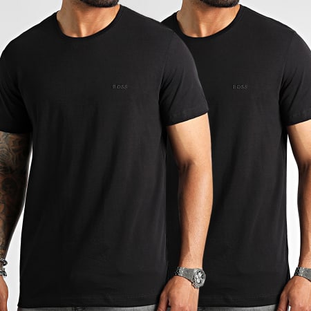 BOSS By Hugo Boss - Lot De 2 Tee Shirts Comfort 50475294 Noir
