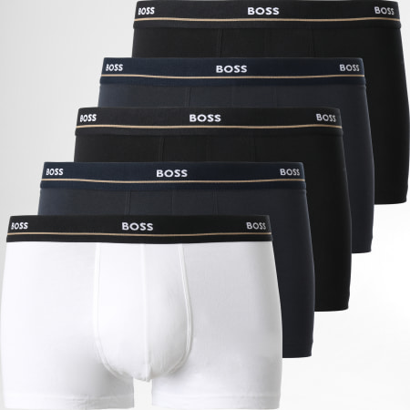 BOSS By Hugo Boss - Lot De 5 Boxers 50475275 Noir Bleu Marine Blanc