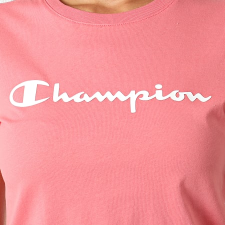 Champion - Camiseta Mujer 115422 Rosa