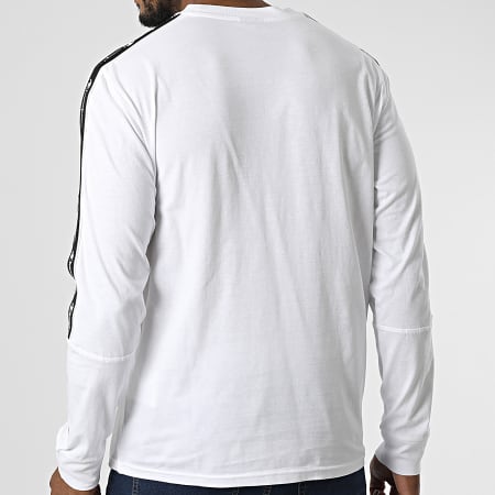 Champion - Maglietta a maniche lunghe con strisce 217837 Bianco