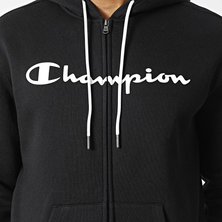 Champion - Sweat Zippé Capuche 217929 Noir