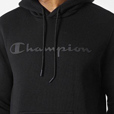 Champion - Felpa con cappuccio 218282 nero