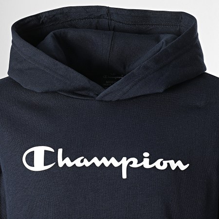Champion - Sudadera con capucha para niño 305358 Azul marino