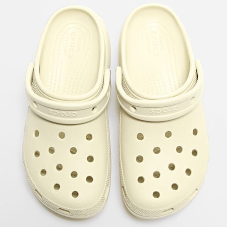 Crocs - Claquettes Femme Classic Platform Clog Beige