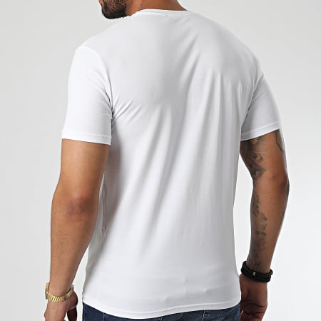 Emporio Armani - Lot De 2 Tee Shirts 111267-2F720 Blanc Gris Chiné