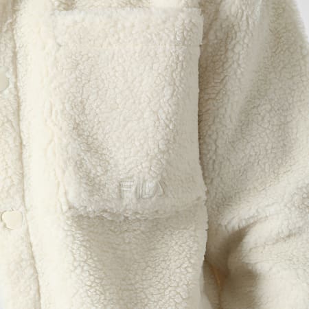 Fila - Giacca di pelliccia beige Berane