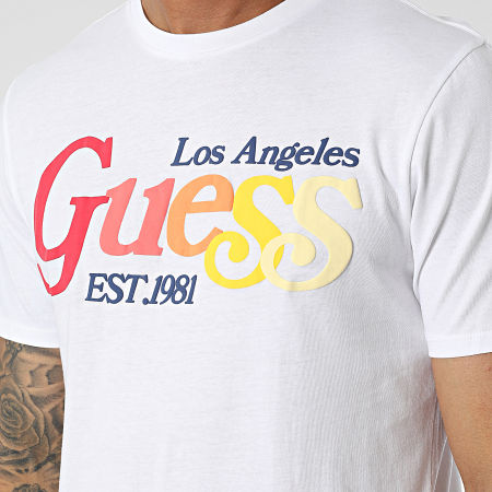 Guess - Camiseta M2YI07-K9RM1 Blanca