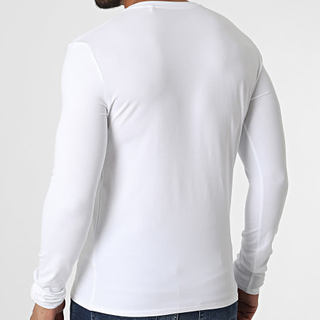 Guess - Camiseta de manga larga M2YI08-J1311 Blanca
