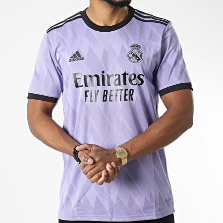 Adidas Sportswear - Maglia da calcio del Real Madrid H18489 Viola