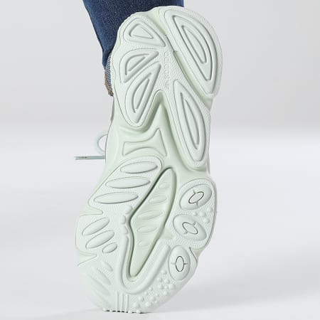 Adidas Originals - Baskets Femme Ozweego GW6802 Mint Green Dash Grey Feather Grey