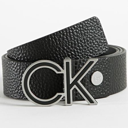 Calvin Klein - Cinturón CK Metal Inlay Ajustable 9752 Negro