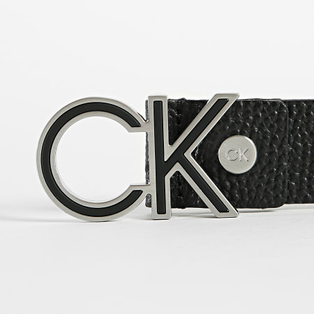 Calvin Klein - CK Cintura regolabile con intarsi in metallo 9752 nero