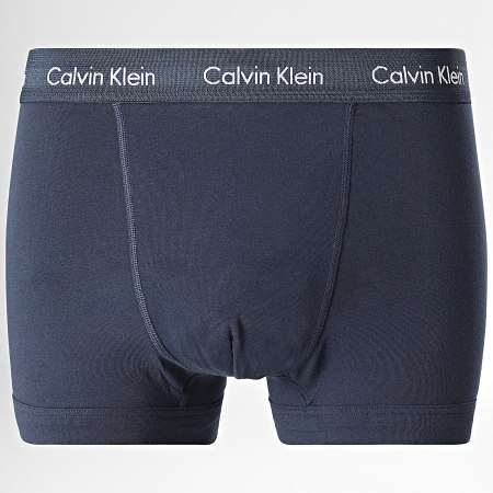 Calvin Klein - Set di 3 boxer U2662G Nero Blu Reale Beige